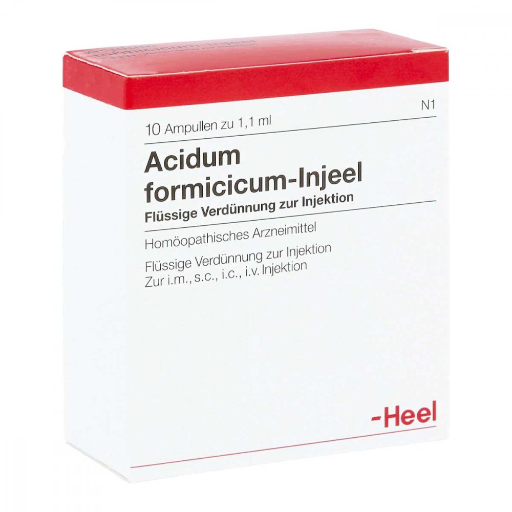 Biologische Heilmittel Heel GmbH Acidum Formicicum Injeel Ampullen 00006801