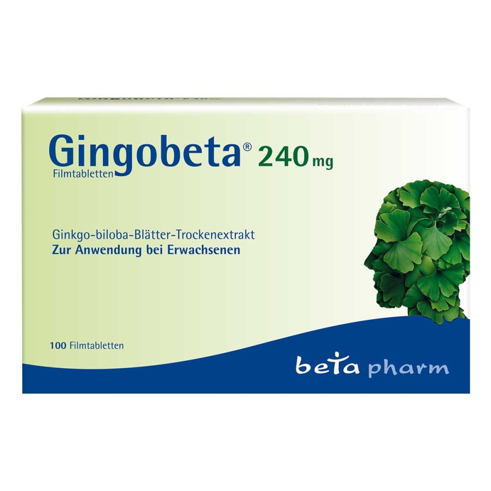 betapharm Arzneimittel GmbH Gingobeta 240 mg Filmtabletten 14259730