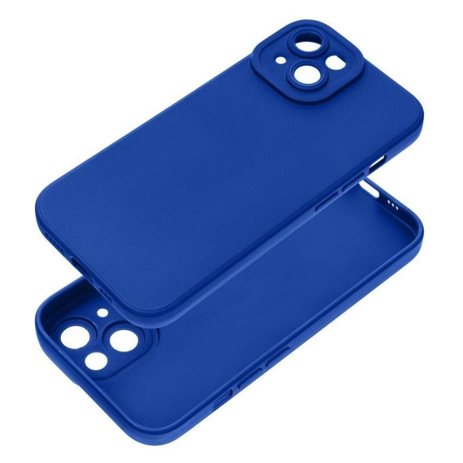 OEM Hülle mit Rückwandabdeckung für das iPhone 15, matt 2.0, blau (Apple iPhone 15) (76605691)