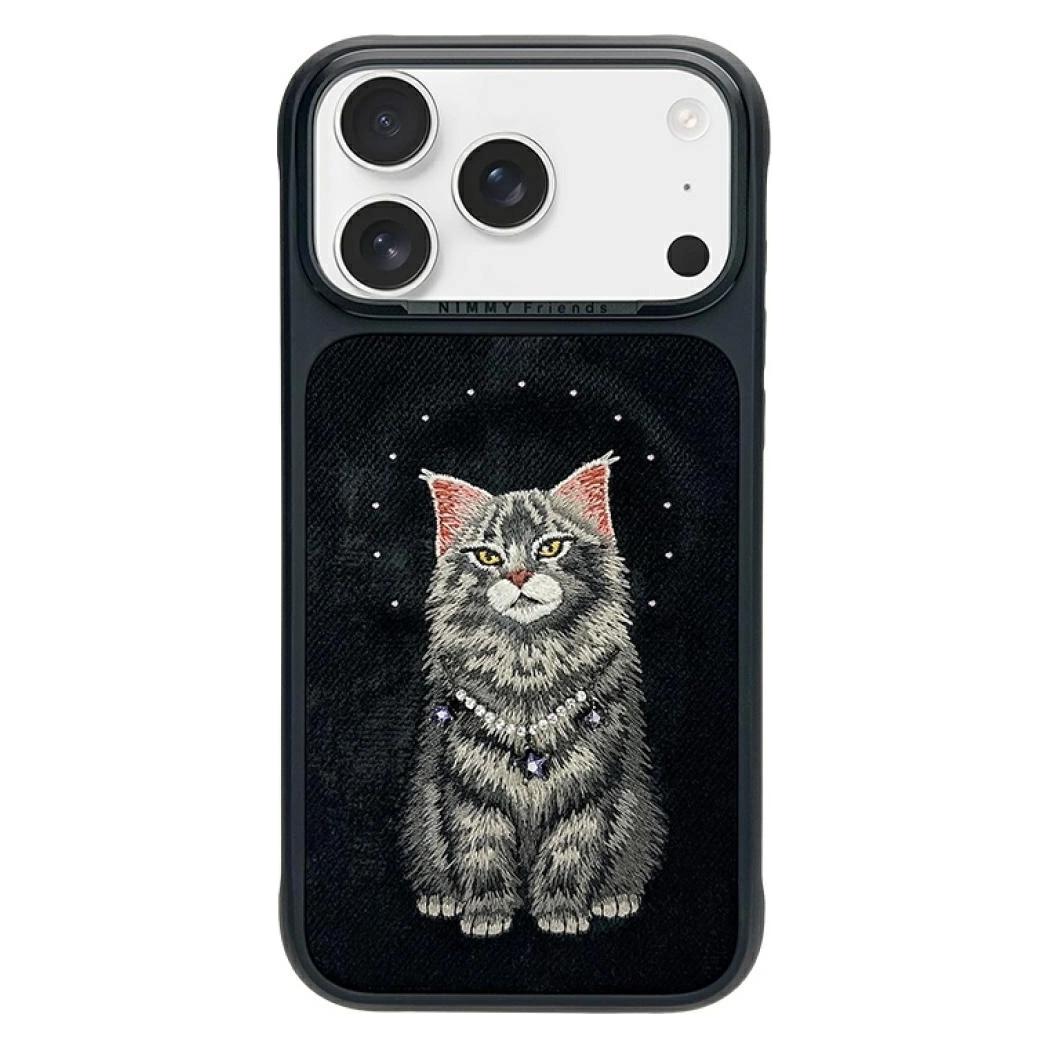 Nimmy Etui Lucky Fashion Cat MagSafe do iPhone 17 Pro czarny (Apple iPhone 17 Pro) (NIM000306)