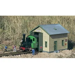 PIKO 62044 G Lokschuppen "Red River"