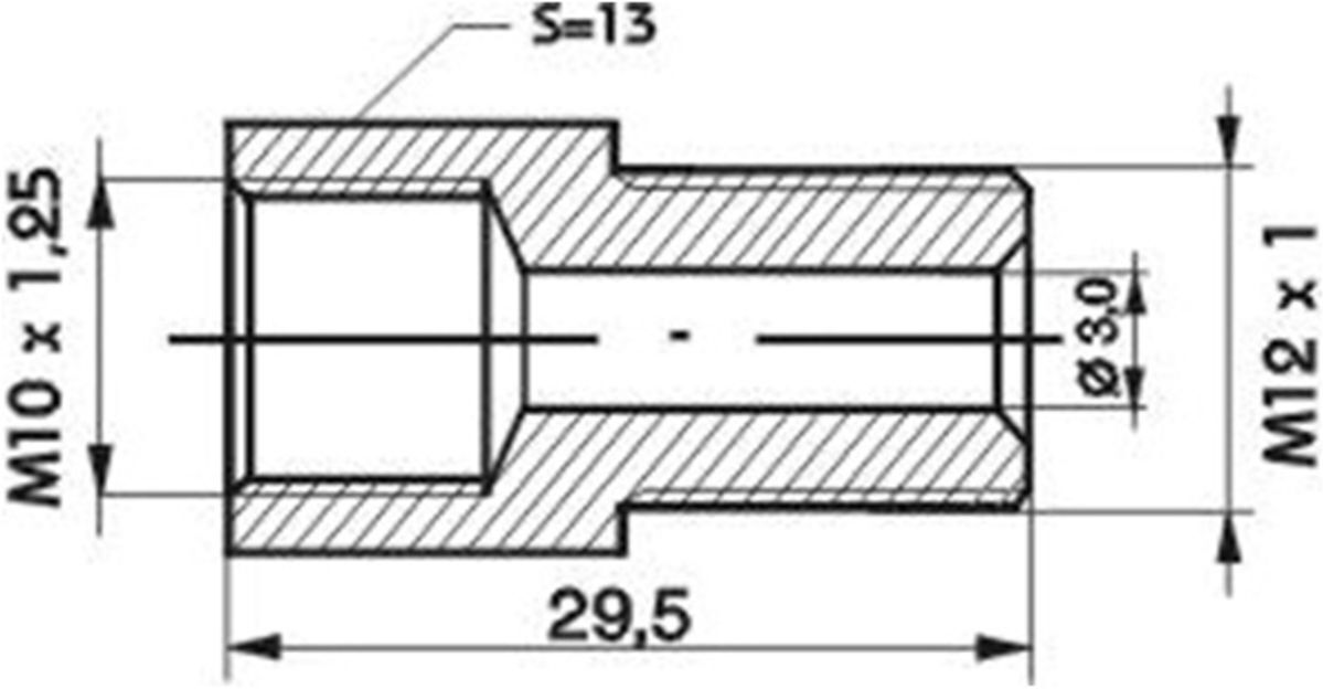 Adapter, Bremsschlauch WP R-139