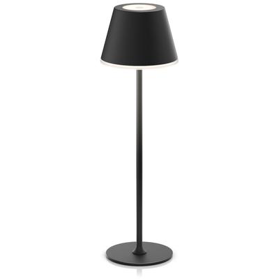 Brandson LED Tischleuchte mit Akku, Kabellos, mit Touch, Helligkeit stufenlos dimmbar, aus Metal