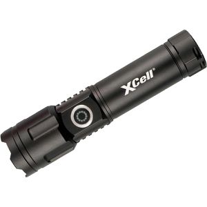XCell Taschenlampe Lunalux SLIM, LED, aufladbar, 400 Lumen, 16 cm, wasserfest
