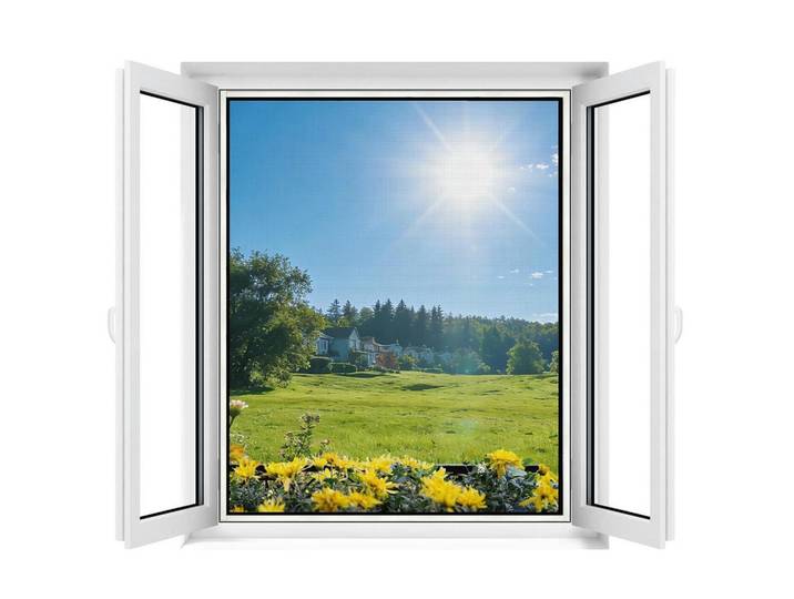 Fliegengitter 2-teiliges Set Schwarz 120x240 cm, 240x1x120 cm, Heimtextilien, Vorhänge, Fertigvorhänge, Fertigstore