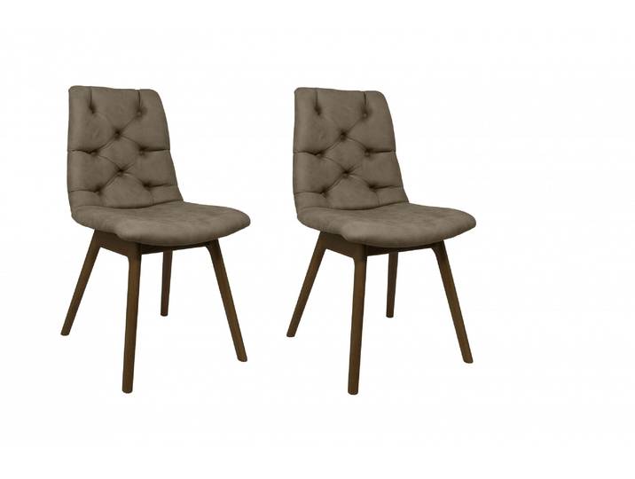 Esszimmerstuhl GOODPRODUCT Ramon , grau (schlamm trelew 9811, buche wenge), B:46cm H:89cm T:57cm, Holzwerkstoff, Massivholz, Polyester, Stühle, Esszimmerstuhl, mit Massivholzbeinen, in verschiedenen Farben und Stoffen