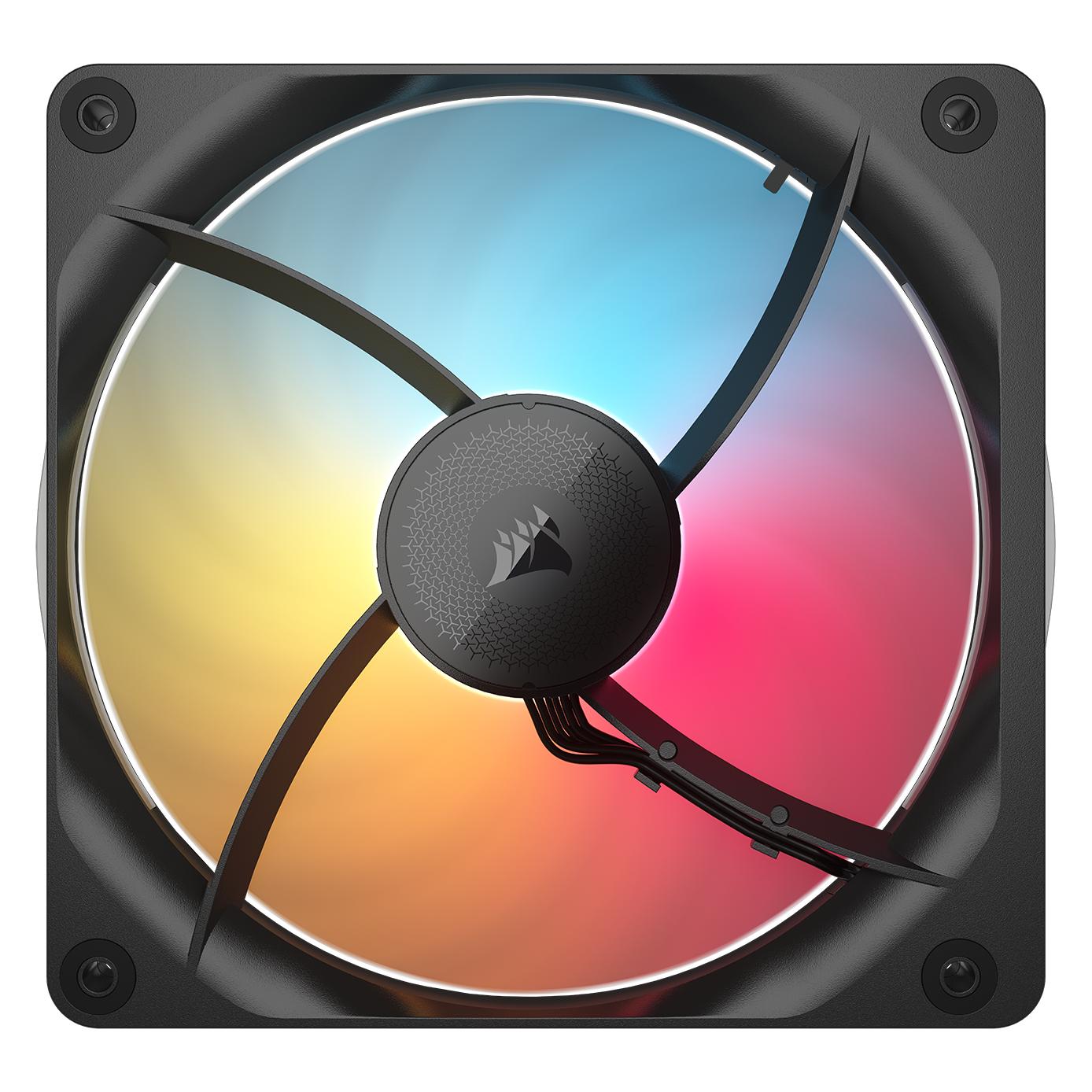 Corsair RX II RGB-Serie, iCUE LINK RX140 II RGB, 140-mm-RGB-Lüfter, Einzel-Lüfter (140 mm) (CO-9051063-WW)