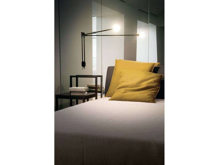 Mini Potence Pivotante Wandlampe grau, 2700K - Nemo Lighting - Wohnzimmer - Aluminium
