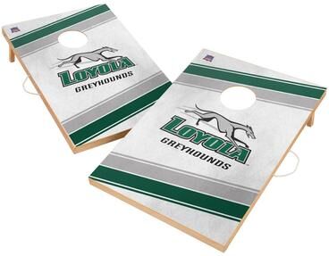 Skip's Garage Loyola Maryland Greyhounds Regulation 2x4 Cornhole Set