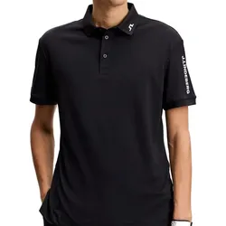 J.Lindeberg Golf Tour Tech Herren Polo regular schwarz
