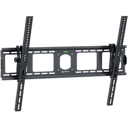 ONKRON TV Wandhalterung 55"-100", 75 kg max, VESA 800x600, Ultra Slim, Neigbar, UT4-B Schwarz