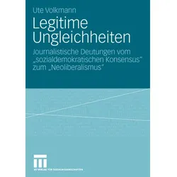 Legitime Ungleichheiten, Fachbücher von Ute Volkmann