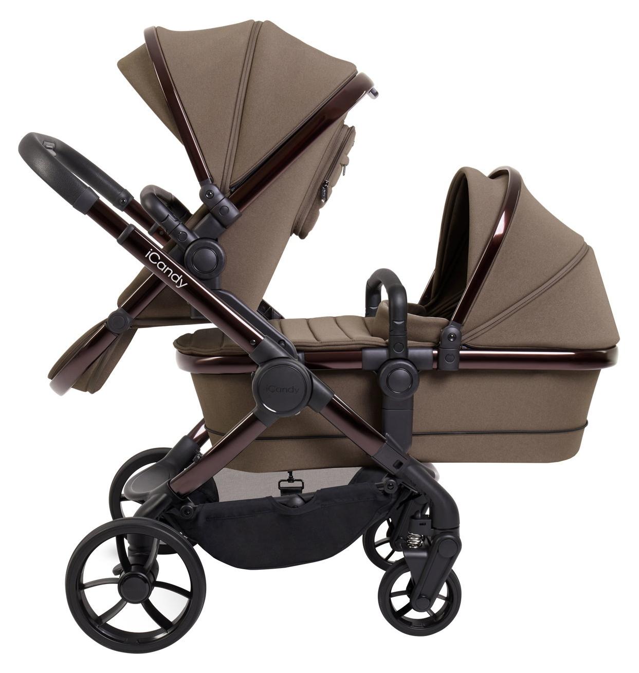 ICandy Peach 7 Geschwisterwagen - Essential Bundle - Coco