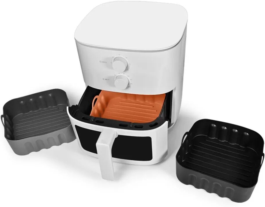 INF 3.5L Friteusenmatte - Silikon-Einsatz kompatibel mit Xiaomi MAFO1 Orange