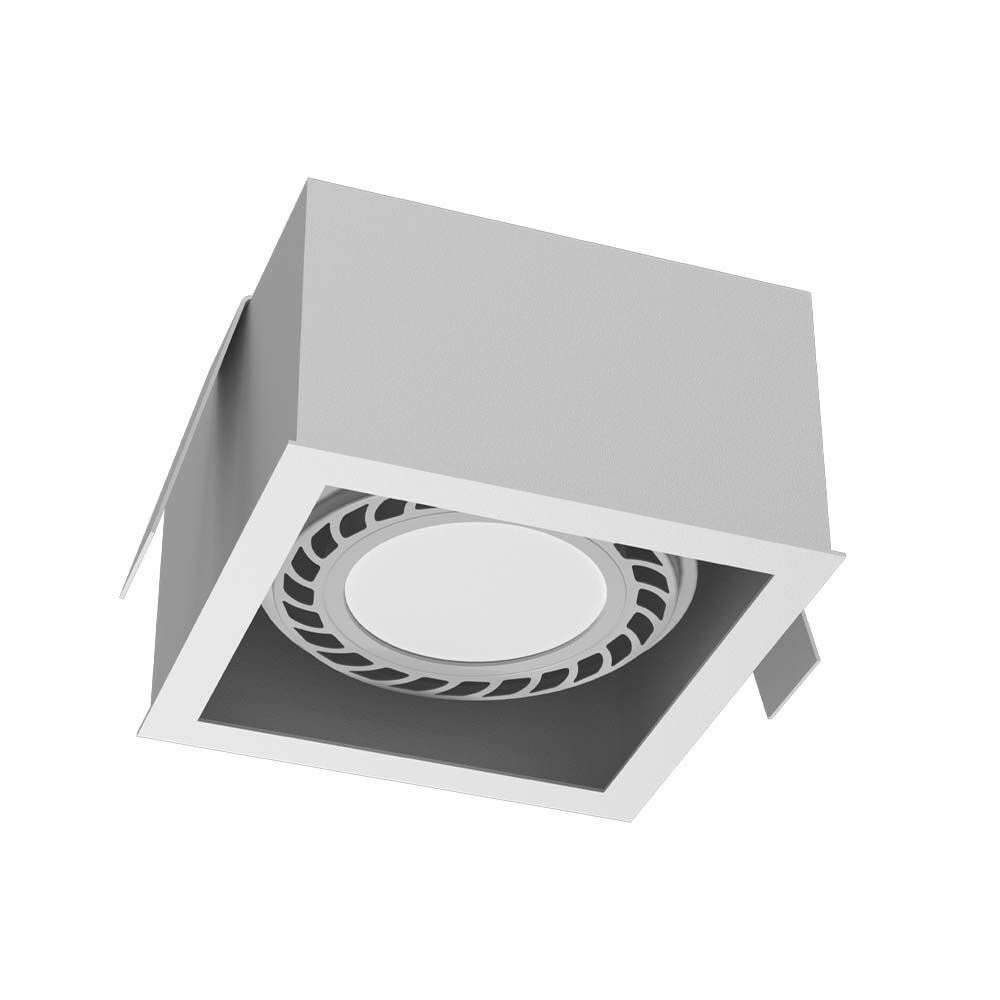 Vierkante inbouwbehuizing CAGE 3273 Antigo voor LED-verlichting