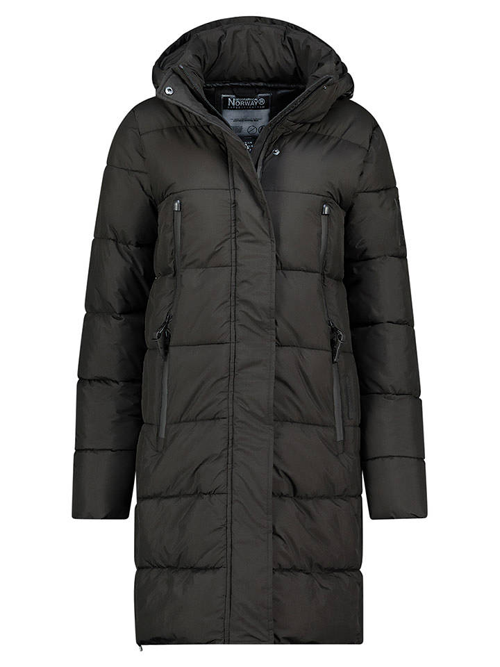 Geographical Norway Wintermantel "Claudine" in Schwarz - S