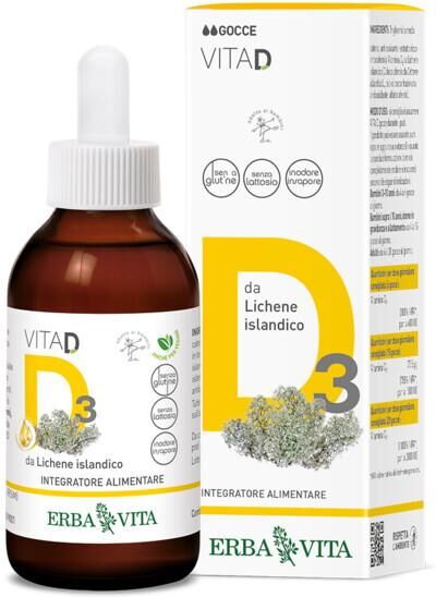Erba Vita D Gocce Integratore Vitamina D 50 ml