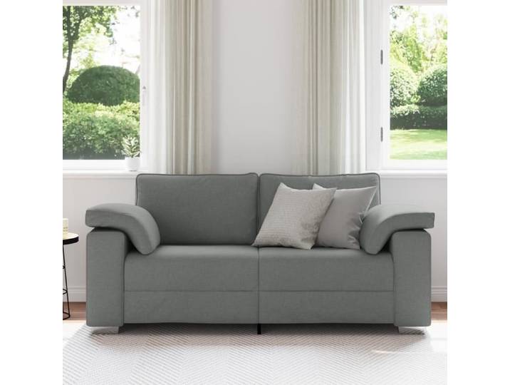 Clarence* Sofa Loveseat Canapé d'angle/Sofa - 2 positions - Gris Foncé 140 cm Tissu EU961239