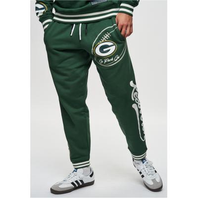 Sweathose RECOVERED "NFL Packers Go Pack Go", Herren, Gr. S, EURO-Größen, grün, 100% Baumwolle, bedruckt, lang, Hosen Sweathose, für alle Green Bay Packers-Fans