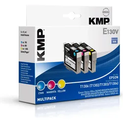 KMP, Druckerpatrone, E130V Multipack (C, M, Y)