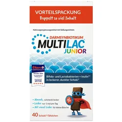 Multilac Darmsynbiotikum Junior Täfelche 40 St