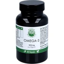 Green Naturals Omega-3 Kapseln 1835mg Vegan + Dha 80 ST