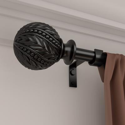 Acroma Modern Farmhouse Extendable Curtain Rod with Final Set