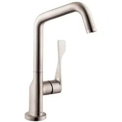 hansgrohe Axor Citterio Küchenarmatur 39850800 schwenkbarer Auslauf einstellbar, Edelstahl-Optik