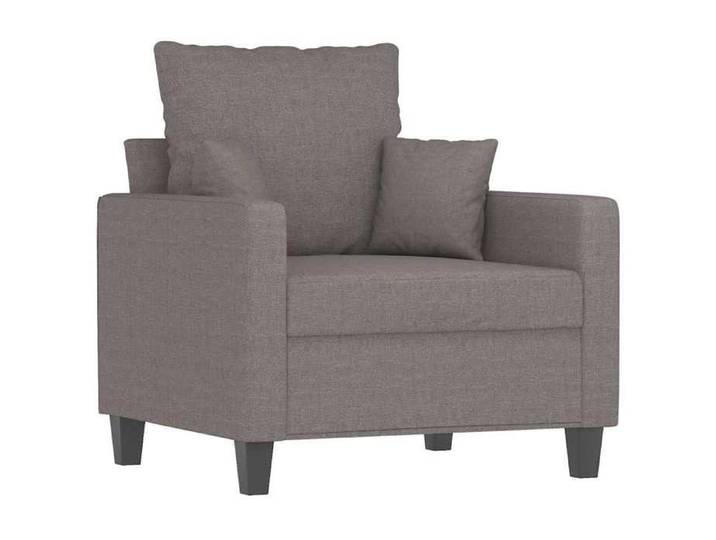 En Promotion Fauteuil de Détente 1 PLACE - Fauteuil Relax/Chambre - Taupe 60cm Tissu 8905789