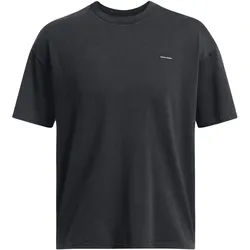 Under Armour, Herren, Sportshirt, UA M Hw Os Logo Wash Ss (M), Schwarz