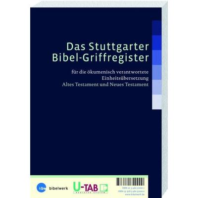 Das Stuttgarter Bibel-Griffregister für die Einheitsübersetzung, Nonbook von , Katholisches Bibelwerk, 978-3-460-32000-0