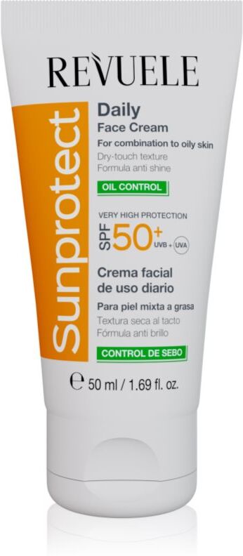 Revuele Sunprotect Oil Control Schützende Gesichtscreme für fettige Haut SPF 50+ 50 ml