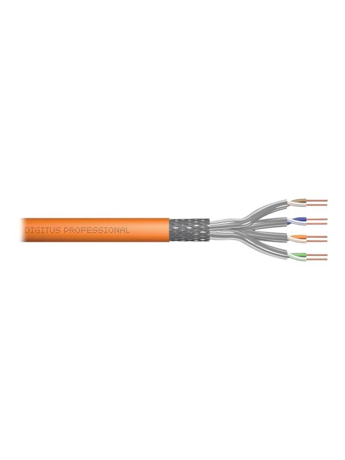 DIGITUS Professional installation cable - 50 m - orange RAL 2000 - Orange - 50m
