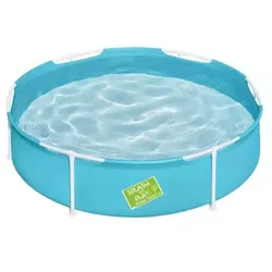 Bestway My First Frame Pool Aufstellpool Ø 152 x 38 cm, blau, rund