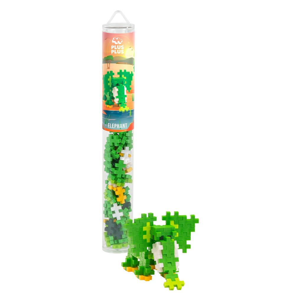 Plus-Plus Plus Plus - Elephant / 100 pcs Tube - (4323) (4323)