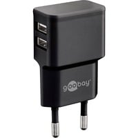 Dual USB-Ladegerät 2,4 A schwarz