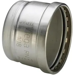 Viega, Rohrverbindungstechnik, Sanpress Inox XL-Kappe, d 76,1mm Stahl nichtrostend Modell 2356.1XL (Pressverbindung)