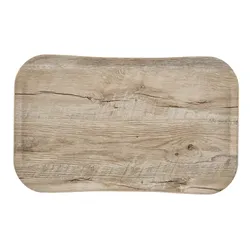 Cambro VTC3253TF86 - Century® Tabletts in Holzoptik mit texturierter Oberfläche 32,5 x 53 cm