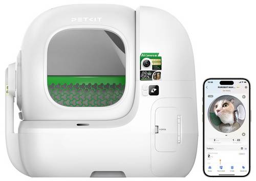 Petkit Purobot Max Pro 2 mit AI-Kamera Katzenklo 1St.