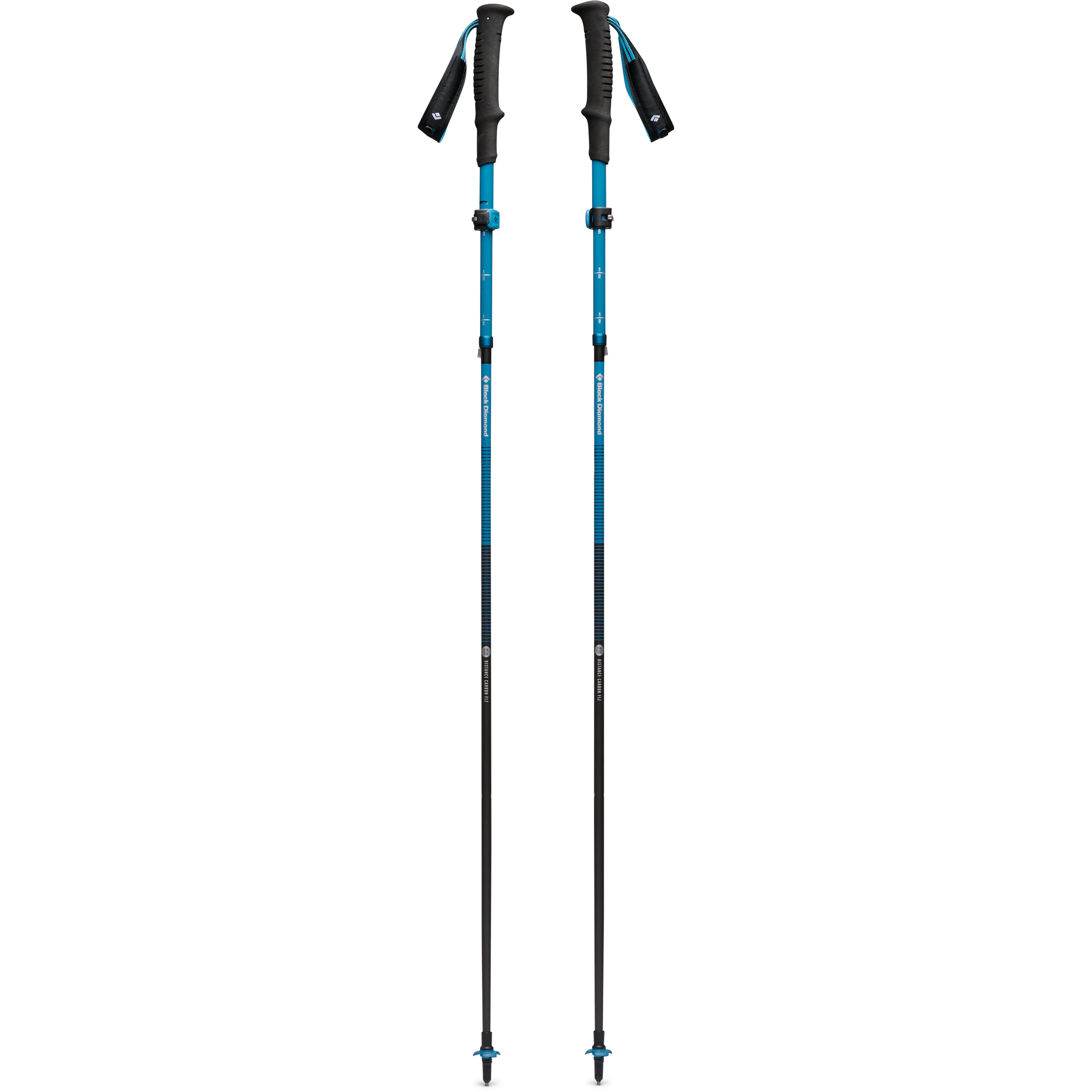 Black Diamond Distance Carbon FLZ Wanderstöcke Wanderstöcke & Trekkingstöcke blau Größe 125CM