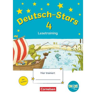 Deutsch-Stars - BOOKii-Ausgabe - 4. Schuljahr. Lesetraining - Übungsheft mit Lösungen, Taschenbuch von Ursula Kuester,Annette Webersberger,Cornelia