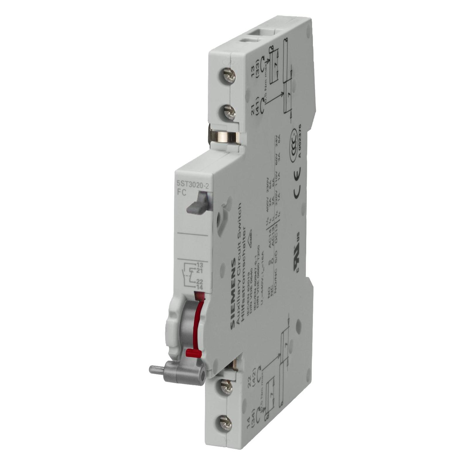 Siemens SIEM 5ST3020-2 Fehlersignalschalter 1S+1Ã für Leitungsschutz (5ST30202)