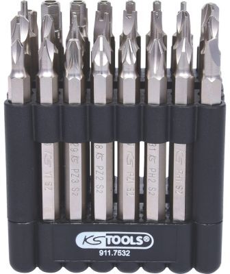 Ks Tools Set, Schraubendreher-Einsatz (Bits) 911.7532