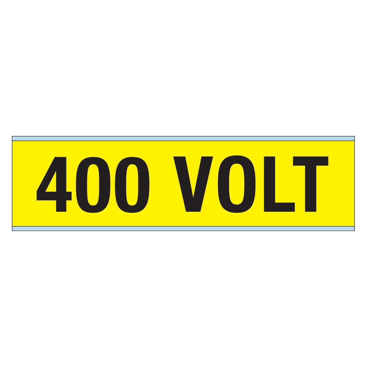 Brady Kennzeichnungen für Leitungen und Stromspannung, 400 Volt (VOLTAGE MARKERS CV 400 VOLT A)