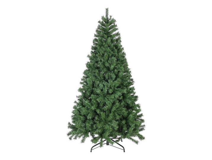 Mobili Rebecca Künstlicher Baum Grün 118/118/210 cm, Kunststoff, 210 cm, Dekoration, Weihnachtsdekoration, Christbäume & Zubehör