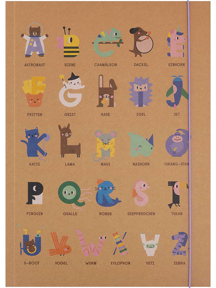 folia PAPER Sammelmappe "ABC" - ab 5 Jahren - onesize