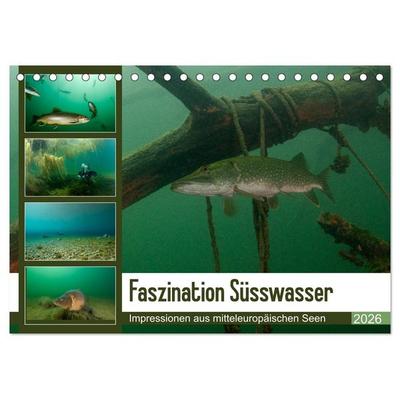 Faszination Süsswasser (Tischkalender 2026 DIN A5 quer), CALVENDO Monatskalender