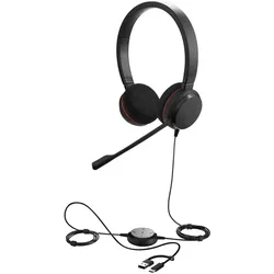 Jabra Evolve 20 SE UC Stereo kabelgebundenes Headset, USB-C, USB-A