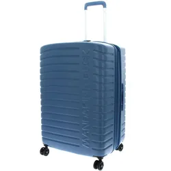Mandarina Duck Flyduck Medium Exp Trolley, neue ultraleichte Linie, Koffer, Blau