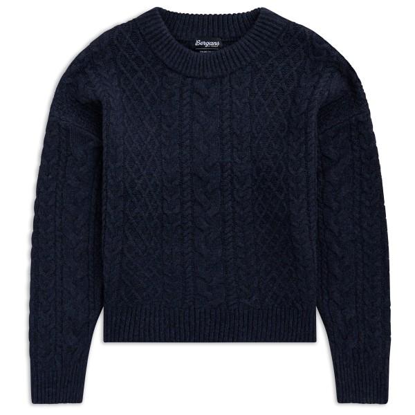 Bergans - Lofoten Knitted Wool Jumper - Wollpullover Gr S blau